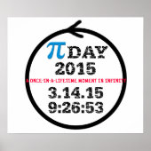 Pi Day 2015 Poster: Feiern Sie unendlich! Poster (Vorne)