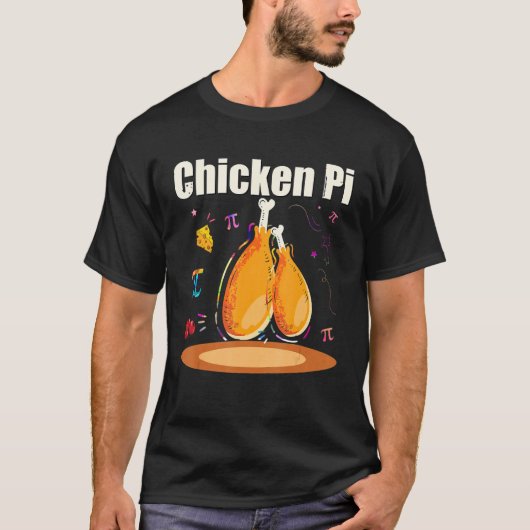 Pi Day 2020 Funny Chicken Pot Pi Day Pie Math Geek T-Shirt (Vorderseite)