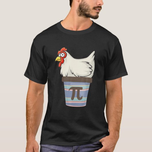 PI Day 2022 Math Lover Mathematics Chicken Pot Pie T-Shirt (Vorderseite)