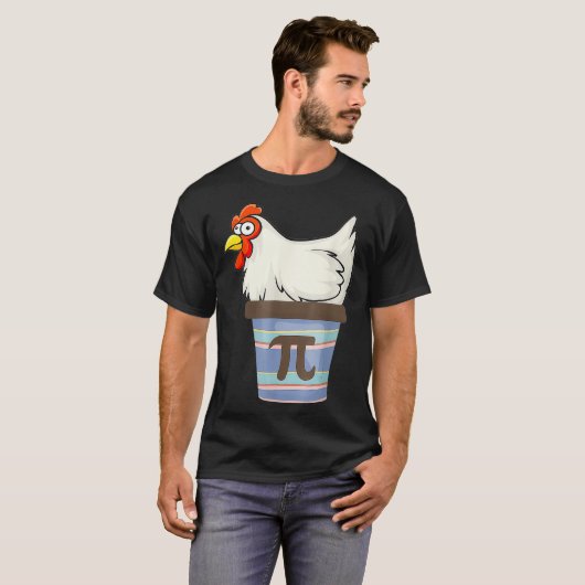 PI Day 2022 Math Lover Mathematics Chicken Pot Pie T-Shirt (Vorne ganz)