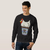 Pi Day 2022 Mathematics Chicken Pot Pie Outf Sweatshirt (Vorne ganz)