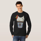 Pi Day 2022 Mathematics Chicken Pot Pie Outf T-Shirt (Vorne ganz)