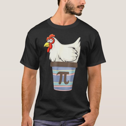 Pi Day 2022 Mathematics Chicken Pot Pie Outf T-Shirt (Vorderseite)