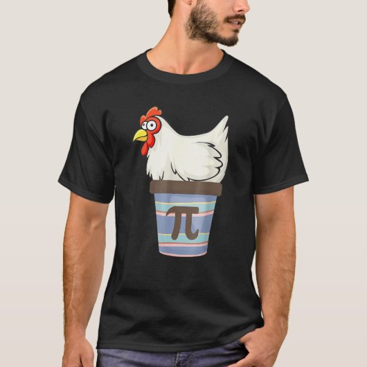 Pi Day 2022 Mathematics Chicken Pot Pie Outf T-Shirt (Vorderseite)