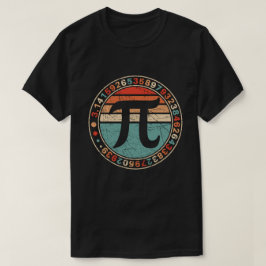 Pi Day 2024 Celebration Vintag Pi Symbol 3.14 T-Shirt