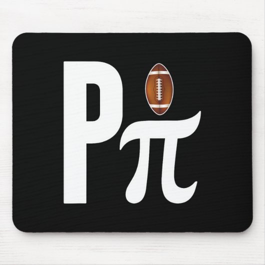 Pi Day 2025 Footbyll Lovers Mousepad (Vorne)