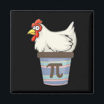 Pi Day 2025 Math Lover Mathematics Chicken Pot Pie Magnet<br><div class="desc">Pi Day 2025 Math Lover Mathematics Chicken Pot Pie Outfit</div>