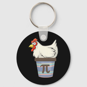 Pi Day 2025 Math Lover Mathematics Chicken Pot Pie Schlüsselanhänger