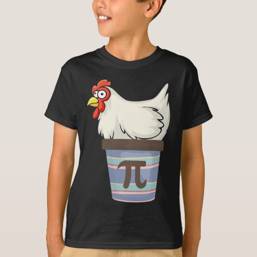 Pi Day 2025 Math Lover Mathematics Chicken Pot Pie T-Shirt (Vorderseite)