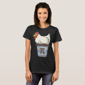 Pi Day 2025 Math Lover Mathematics Chicken Pot Pie T-Shirt (Vorne ganz)