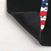 Pi Day American Flag Patriotic Mathe Nerd 3.14 Fun Mousepad (Ecke)