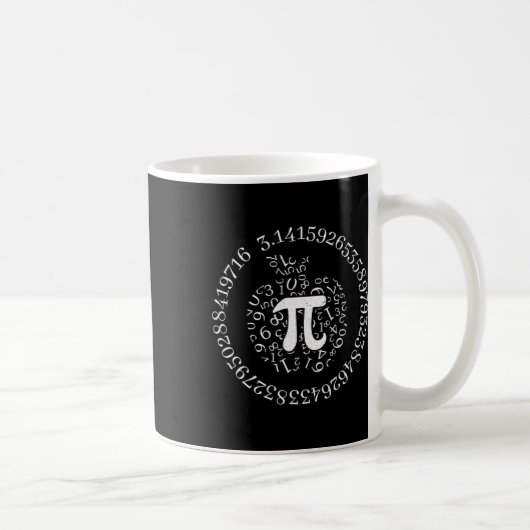Pi Day Apple Graphic Niedlich Funny Mathe Lover Pi Kaffeetasse (Rechts)
