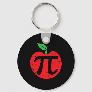 Pi Day Apple Pie Pun 3.14 Niedlich Mathe Lover Leh Schlüsselanhänger