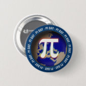 Pi Day auf Erden | Math Button (Vorne & Hinten)