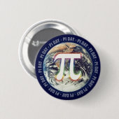 Pi Day auf Erden | Math Button (Vorne & Hinten)