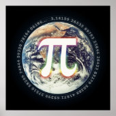 Pi Day auf Erden | Math Poster (Vorne)