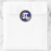 Pi Day auf Erden | Mathematik Runder Aufkleber (Tasche)