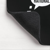 Pi Day Be Rational erhalten echte lustige Mathe Gl Mousepad (Ecke)