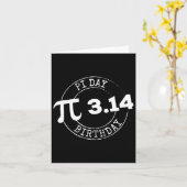 Pi Day Birthday 3 14 März 14 Mathe Nerd Geeky Gesc Karte (Gelbe Blume)