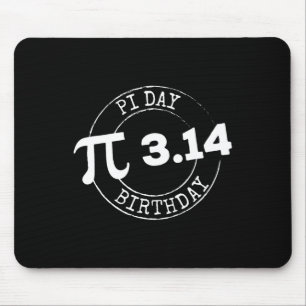 Pi Day Birthday 3 14 März 14 Mathe Nerd Geeky Gesc Mousepad