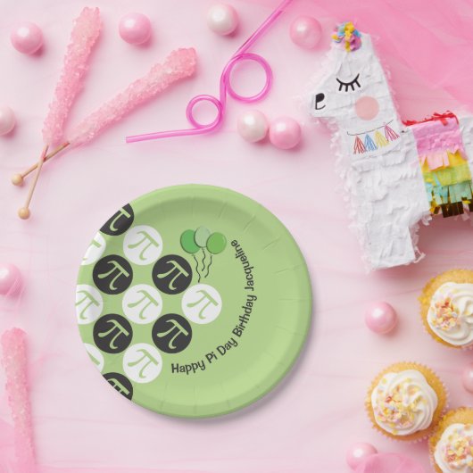 Pi Day Birthday Papierplatte Pappteller (Party)