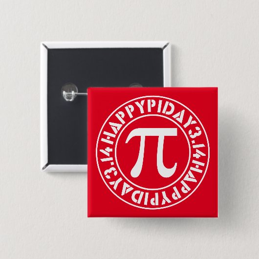 Pi Day Button (Vorne & Hinten)