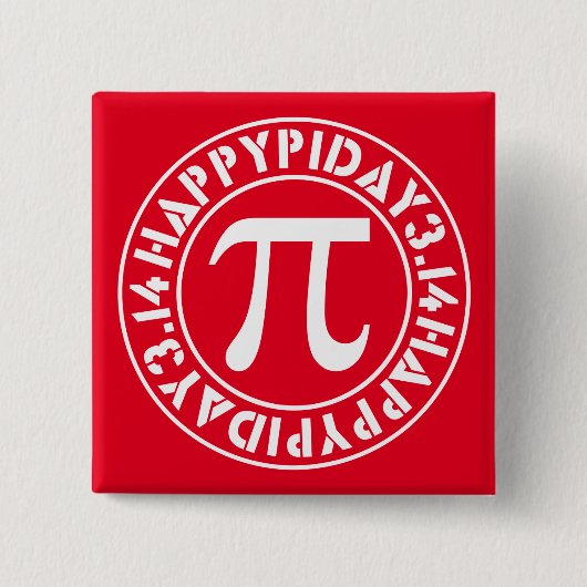 Pi Day Button (Vorderseite)