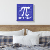 Pi Day Canvas Print - Stilvolle Mathe Art für Pi D Leinwanddruck (Insitu (Schlafzimmer))