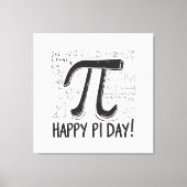 Pi Day Canvas Print - Stilvolle Mathe Art für Pi D Leinwanddruck (Vorderseite)