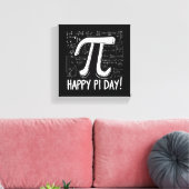 Pi Day Canvas Print - Stilvolle Mathe Art für Pi D Leinwanddruck (Insitu (Wohnzimmer))