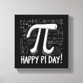 Pi Day Canvas Print - Stilvolle Mathe Art für Pi D Leinwanddruck (Vorderseite)