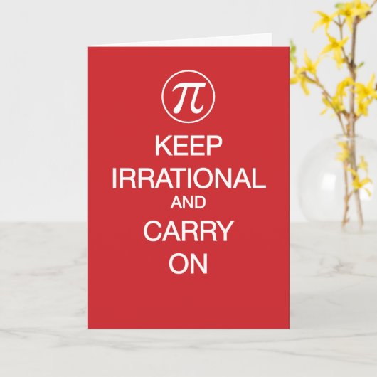 PI Day Carry On, Red Karte (Gelbe Blume)