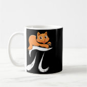 Pi Day Cat Kitten März 14 Mathematik Kaffeetasse (Links)
