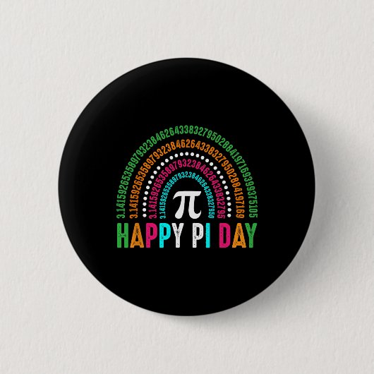 Pi Day Celebration Math Science Funny Teacher Gesc Button (Vorderseite)