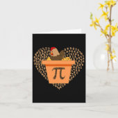 Pi Day Chicken Pot Pi Pie Math 3,14 Karte (Gelbe Blume)