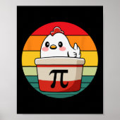 Pi Day Chicken Pot Pie Mathe Lehrer Funny Poster (Vorne)