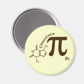 Pi Day Chocolate Pi Magnet (Vorderseite/Rückseite)