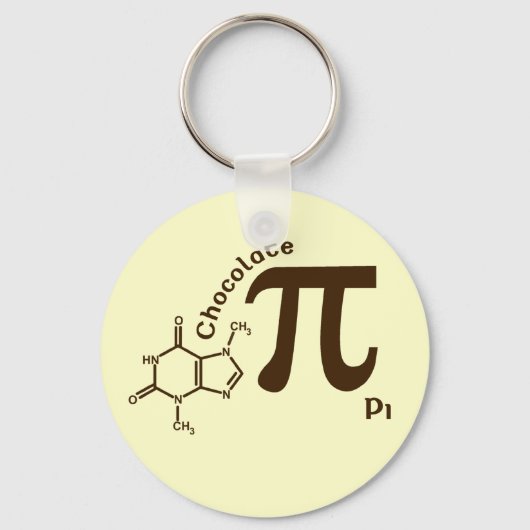 Pi Day Chocolate Pi Schlüsselanhänger (Vorderseite)