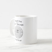 Pi Day Circle Kaffeetasse (Vorderseite Links)