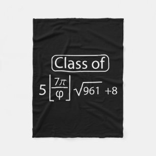 Pi Day Cl von 2025 Graphic Funny Math Lover Gradua Fleecedecke