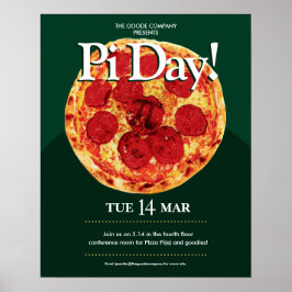 Pi Day Company-Veranstaltung | Pizza Party Poster