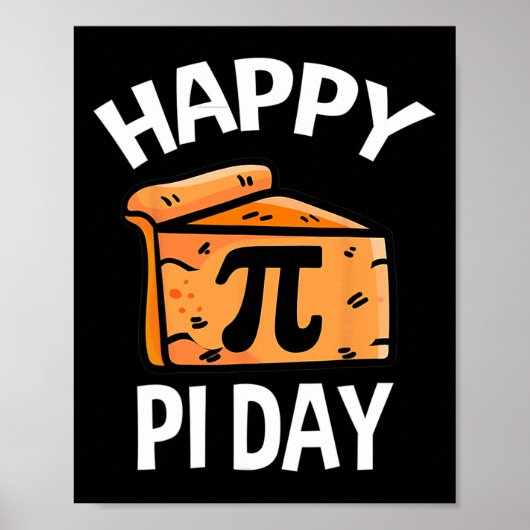Pi-Day Digits of Pi Rainbow 3.14 Math Teacher Men Poster (Vorne)