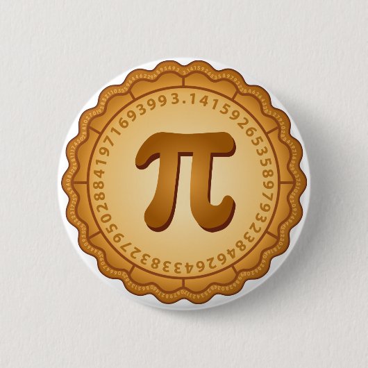 Pi Day, feiern Mathe! Button (Vorderseite)