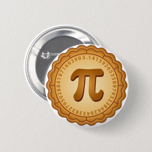 Pi Day, feiern Mathe! Button (Vorne & Hinten)