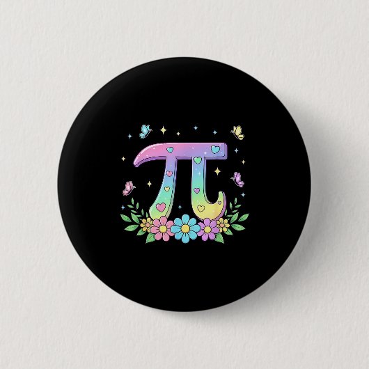 Pi-Day Frauen Kinder Männer Kleinkind Mathelehrer  Button (Vorderseite)