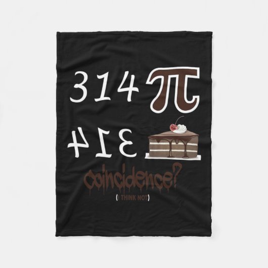 Pi Day Funny Einzigartige Grafik-Mathematik Formel Fleecedecke (Vorderseite)