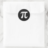 Pi Day Funny Graphic Apparel Pi Symbol Runder Aufkleber (Tasche)