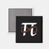 Pi Day Funny Infinity Numbers Geek Nerd Math Lover Magnet (Vorderseite/Rückseite)