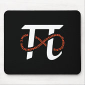 Pi Day Funny Infinity Numbers Geek Nerd Math Lover Mousepad (Vorne)