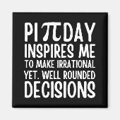 Pi Day Funny Magnet (Vorne)